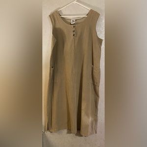 Tan corduroy jumper Large